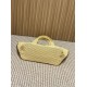 Replica Borse Firmate tote Icare YSL Saint Laurent con intreccio rafia albicocca Imitazioni Replica perfette Borse Firmate tote Icare YSL Saint Laurent con intreccio rafia albicocca