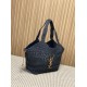 Replica Borsa tote Icare YSL Saint Laurent con intreccio rafia Nero Imitazioni Replica perfette Borsa tote Icare YSL Saint Laurent con intreccio rafia Nero
