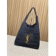 Replica Borsa tote Icare YSL Saint Laurent con intreccio rafia Nero Imitazioni Replica perfette Borsa tote Icare YSL Saint Laurent con intreccio rafia Nero