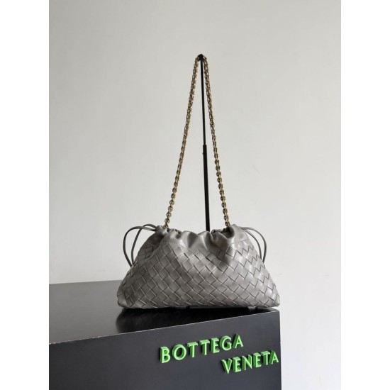 Replica Pochette Notte Bottega Veneta Dustbag Grigio Imitazioni Replica perfette Pochette Notte Bottega Veneta Dustbag Grigio