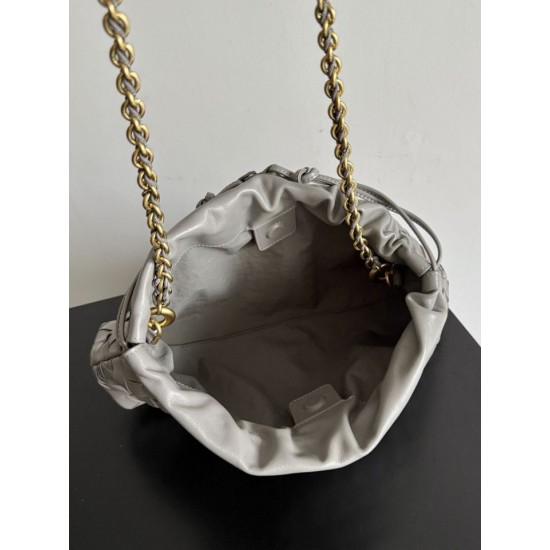 Replica Pochette Notte Bottega Veneta Dustbag Grigio Imitazioni Replica perfette Pochette Notte Bottega Veneta Dustbag Grigio