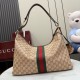 Replica Borse tote grande Gucci Giglio A008NS tela GG marrone Imitazioni Replica perfette Borse tote grande Gucci Giglio A008NS tela GG marrone