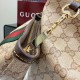 Replica Borse tote grande Gucci Giglio A008NS tela GG marrone Imitazioni Replica perfette Borse tote grande Gucci Giglio A008NS tela GG marrone