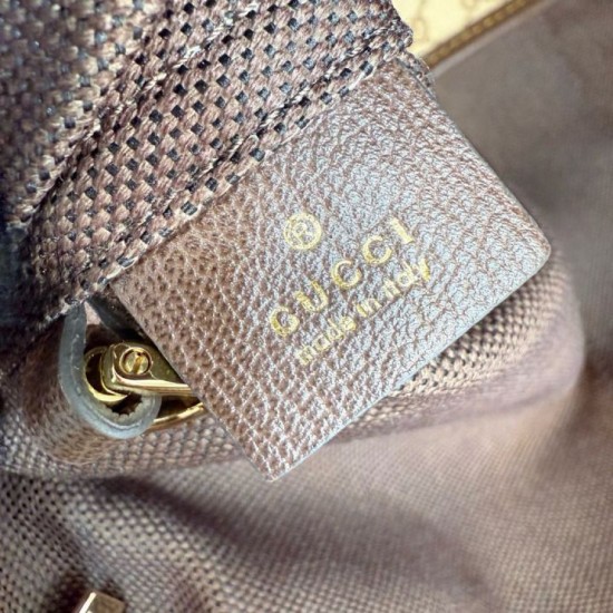 Replica Borse tote grande Gucci Giglio A008NS tela GG marrone Imitazioni Replica perfette Borse tote grande Gucci Giglio A008NS tela GG marrone