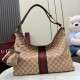 Replica Borse tote grande Gucci Giglio A008NS tela GG marrone Imitazioni Replica perfette Borse tote grande Gucci Giglio A008NS tela GG marrone