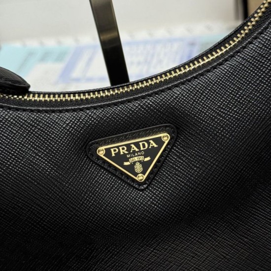 Replica perfette Borsa Prada Re-Edition 2005 Saffiano nera