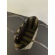 Replica Borsa tote piccola Fendi in tessuto jacquard Marrone Imitazioni Replica perfette Borsa tote piccola Fendi in tessuto jacquard Marrone