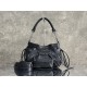 Replica Borsa a secchiello Balenciaga Le City nera Imitazioni Replica perfette Borsa a secchiello Balenciaga Le City nera