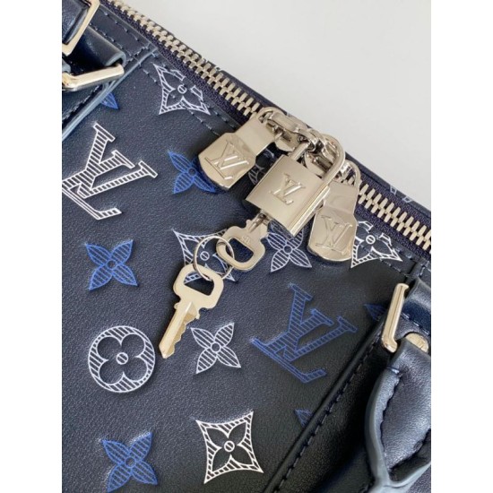 Replica 163c01 LV Keepall Bandoulière 50 Borsa da viaggio M28836 Blu Imitazioni Replica perfette 163c01 LV Keepall Bandoulière 50 Borsa da viaggio M28836 Blu