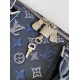 Replica 163c01 LV Keepall Bandoulière 50 Borsa da viaggio M28836 Blu Imitazioni Replica perfette 163c01 LV Keepall Bandoulière 50 Borsa da viaggio M28836 Blu