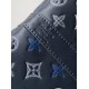 Replica 163c01 LV Keepall Bandoulière 50 Borsa da viaggio M28836 Blu Imitazioni Replica perfette 163c01 LV Keepall Bandoulière 50 Borsa da viaggio M28836 Blu