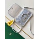 Replica perfette Portafoglio Goyard Plumet Tela Goyardine Bianco