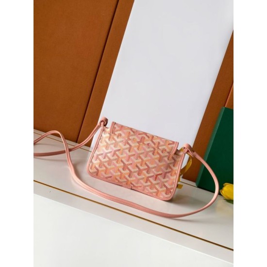 Replica Portafoglio Goyard Plumet Tela Goyardine Rosa cipria Imitazioni Replica perfette Portafoglio Goyard Plumet Tela Goyardine Rosa cipria