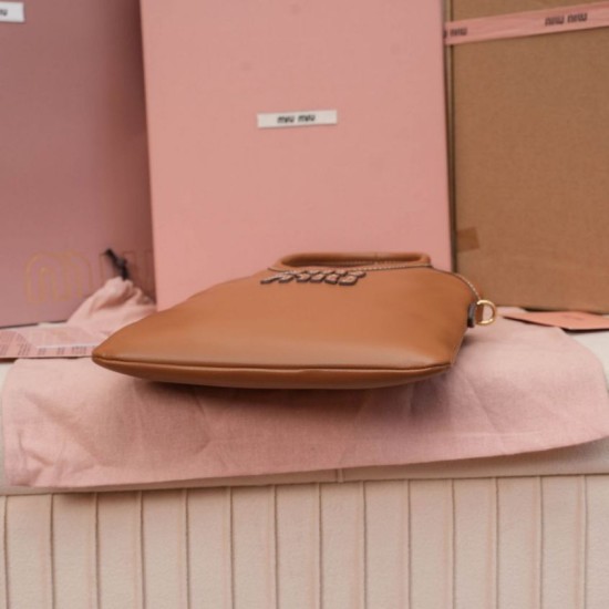 Replica Bora Pari tote Miu Miu Ivy 5BA281 marrone Imitazioni Replica perfette Bora Pari tote Miu Miu Ivy 5BA281 marrone