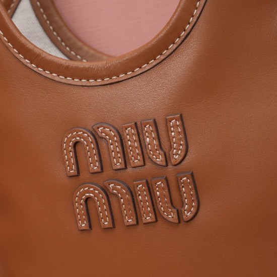 Replica Bora Pari tote Miu Miu Ivy 5BA281 marrone Imitazioni Replica perfette Bora Pari tote Miu Miu Ivy 5BA281 marrone