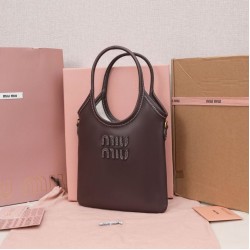 Replica Borse Firmate tote Miu Miu Ivy 5BA281 caffè Imitazioni Replica perfette Borse Firmate tote Miu Miu Ivy 5BA281 caffè