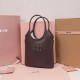 Replica Borse Firmate tote Miu Miu Ivy 5BA281 caffè Imitazioni Replica perfette Borse Firmate tote Miu Miu Ivy 5BA281 caffè