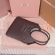 Replica Borse Firmate tote Miu Miu Ivy 5BA281 caffè Imitazioni Replica perfette Borse Firmate tote Miu Miu Ivy 5BA281 caffè
