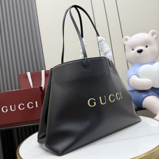 Replica Borsa tote grande Gucci NY A00B4R nera Imitazioni Replica perfette Borsa tote grande Gucci NY A00B4R nera