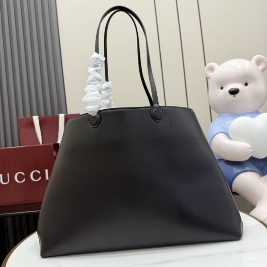 Replica Borsa tote grande Gucci NY A00B4R nera Imitazioni Replica perfette Borsa tote grande Gucci NY A00B4R nera