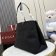 Replica Borsa tote grande Gucci NY A00B4R tela GG nera Imitazioni Replica perfette Borsa tote grande Gucci NY A00B4R tela GG nera
