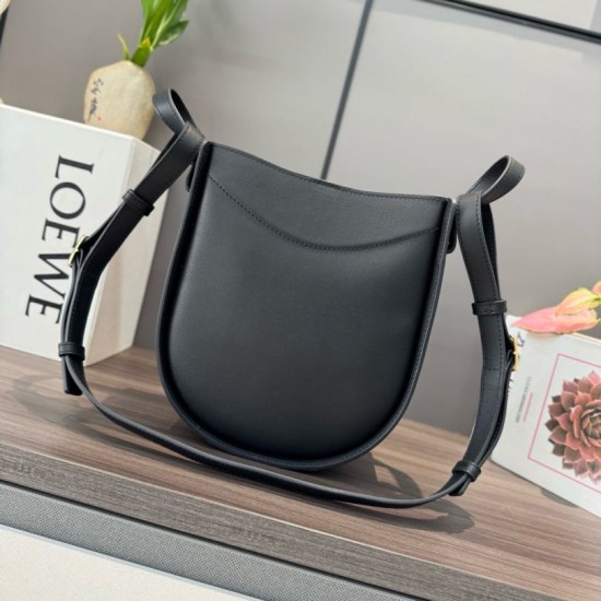 Replica Borsa Loewe Hammock Slice nera Imitazioni Replica perfette Borsa Loewe Hammock Slice nera