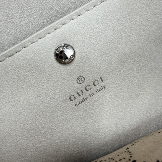 Replica perfette  Perfetta Gucci Tribeca con motivo logo GG traforato bianco