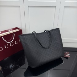 Replica Borse tote grande Gucci Tribeca nero (GG Denim) Imitazioni Replica perfette Borse tote grande Gucci Tribeca nero (GG Denim)