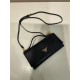 Replica Mini borsa a tracolla Prada 1MT042 Nero Imitazioni Replica perfette Mini borsa a tracolla Prada 1MT042 Nero