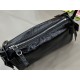 Replica Borsa a tracolla Hobo Miu Miu Ribbon 5NE029 Nero Imitazioni Replica perfette Borsa a tracolla Hobo Miu Miu Ribbon 5NE029 Nero