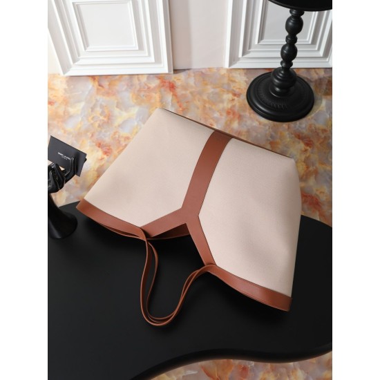 Replica Borsa tote YSL Saint Laurent Y marrone Imitazioni Replica perfette Borsa tote YSL Saint Laurent Y marrone