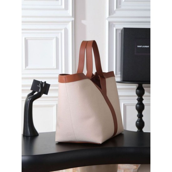 Replica Borsa tote YSL Saint Laurent Y marrone Imitazioni Replica perfette Borsa tote YSL Saint Laurent Y marrone