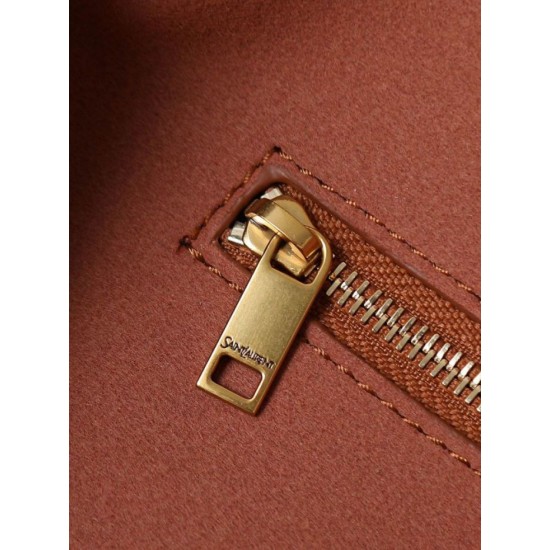 Replica Borsa tote YSL Saint Laurent Y marrone Imitazioni Replica perfette Borsa tote YSL Saint Laurent Y marrone