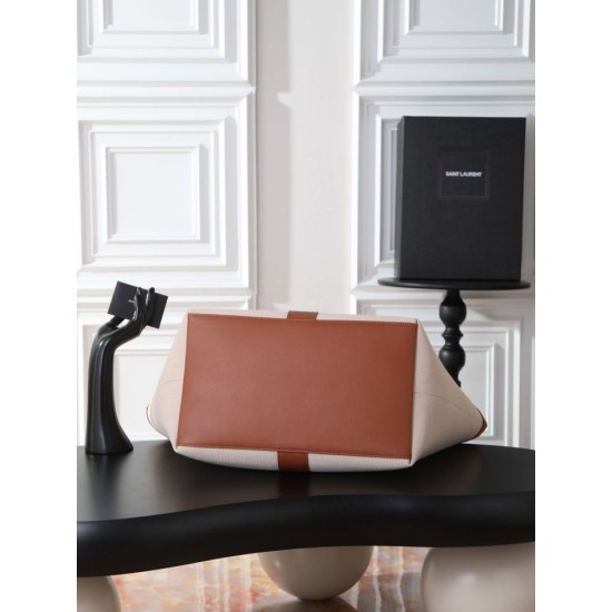 Replica Borsa tote YSL Saint Laurent Y marrone Imitazioni Replica perfette Borsa tote YSL Saint Laurent Y marrone