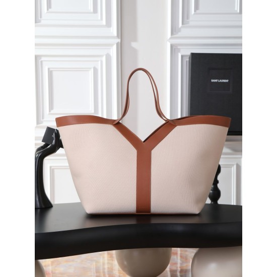 Replica Borsa tote YSL Saint Laurent Y marrone Imitazioni Replica perfette Borsa tote YSL Saint Laurent Y marrone