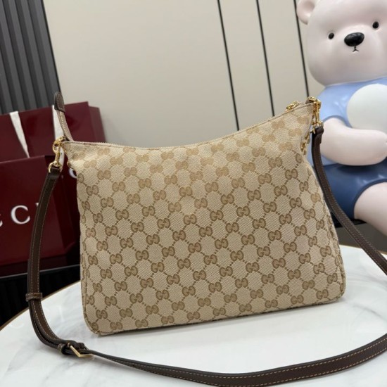 Replica Borsa a tracolla piccola Gucci A006OA Lady Lunetta GG Marrone Imitazioni Replica perfette Borsa a tracolla piccola Gucci A006OA Lady Lunetta GG Marrone
