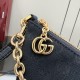 Replica borse griffate a tracolla piccola Gucci A006OA Lady Lunetta GG Nero Imitazioni Replica perfette Imitazioni borse griffate a tracolla piccola Gucci A006OA Lady Lunetta GG Nero