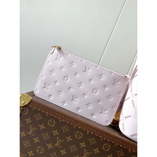 Replica Borsa tote Louis Vuitton Neverfull MM beige Imitazioni Replica perfette Borsa tote Louis Vuitton Neverfull MM beige