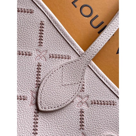 Replica Borsa tote Louis Vuitton Neverfull MM beige Imitazioni Replica perfette Borsa tote Louis Vuitton Neverfull MM beige