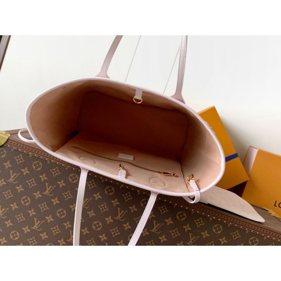 Replica Borsa tote Louis Vuitton Neverfull MM beige Imitazioni Replica perfette Borsa tote Louis Vuitton Neverfull MM beige