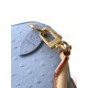 Replica borse griffate Louis Vuitton Speedy Soft 30 M89688 struzzo blu Imitazioni Replica perfette Imitazioni borse griffate Louis Vuitton Speedy Soft 30 M89688 struzzo blu