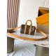 Replica di alta qualità Borsa a mano Nano Keepall con chip LV MB163c N2A427 Replica Perfetta Borsa a mano Nano Keepall con chip LV MB163c N2A427