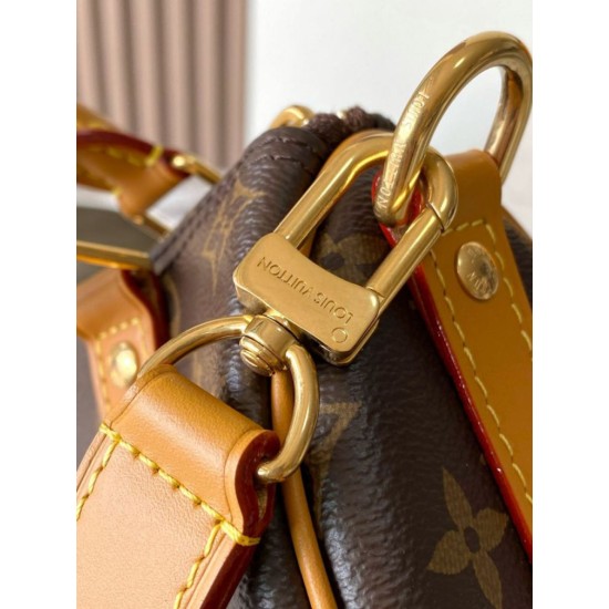 Replica di alta qualità Borsa a mano Nano Keepall con chip LV MB163c N2A427 Replica Perfetta Borsa a mano Nano Keepall con chip LV MB163c N2A427