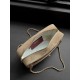 Borsa a tracolla orizzontale Chanel 26A AS6443 Albicocca scamosciata Borsa a tracolla orizzontale Chanel 26A AS6443 Albicocca scamosciata