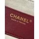 Borsa a tracolla orizzontale Chanel 26A AS6443 Albicocca scamosciata Borsa a tracolla orizzontale Chanel 26A AS6443 Albicocca scamosciata
