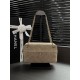 Borsa a tracolla orizzontale Chanel 26A AS6443 Albicocca scamosciata Borsa a tracolla orizzontale Chanel 26A AS6443 Albicocca scamosciata