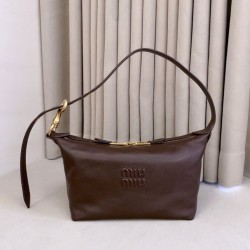 Replica Perfetta Borsa a tracolla Spirit Hobo Miu Miu 5BC216 nappa Borgogna