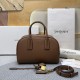 Replica di alta qualità Borsa Boston Sac de Jour YSL Saint Laurent pelle liscia Giallo terroso Replica Perfetta Borsa Boston Sac de Jour YSL Saint Laurent pelle liscia Giallo terroso