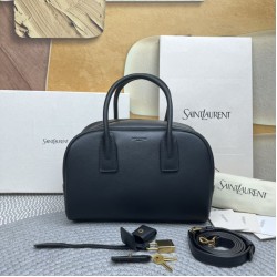 Replica Perfetta Borsa Boston Sac de Jour YSL Saint Laurent pelle liscia Nero