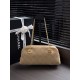 Replica di alta qualità Borsa bowling grande Chanel AS6406 con tracolla a catena Grigio Replica Perfetta Borsa bowling grande Chanel AS6406 con tracolla a catena Grigio
